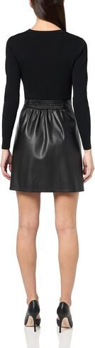 Shoshanna Women's Leather Knit Brayden Dress in Kuwait