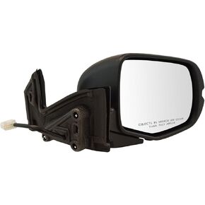 TRQ Right Mirror without Heat without Memory without Side View Camera Passenger Side Compatible with 2016-2018 Honda Pilot HO1321288