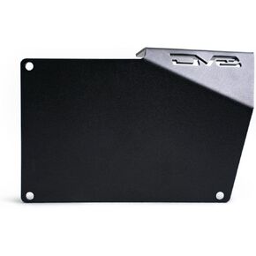 License Plate Relocation Bracket for 2021-2024 Ford Bronco | Compatible with The Factory Steel Modular Front Bumper | Side Mounted | Does Not Block Grille | DV8 Offroad