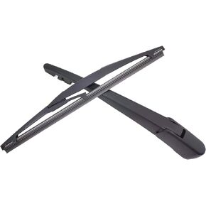 Rear Windshield Wiper Blade Arm Set for Honda HR-V X-RV 16-20, for Nissan Leaf 11-18, for Mitsubishi Outlander Sport 11-20 Back Wiper Arm and wiper Blade with Cover Assembly - 260mm 10 inch