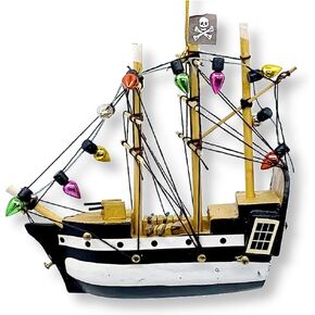 Pirate Ship Ornament Christmas Tree Decoration