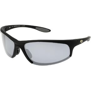 Ironman Strong Wrap-Around Sport Sunglasses for Men, Black, 70mm