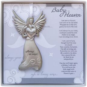The Grandparent Gift Co. Baby in Heaven, Always an Angel Bereavement Memorial Ornament for Miscarriage, Infant Loss - Child Loss Sympathy Gift