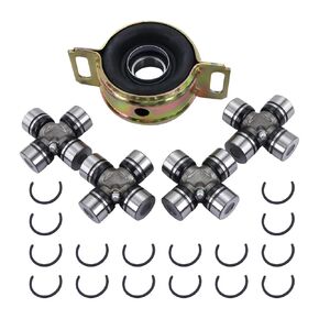 Drive Shaft Center Support Bearing & U-Joints Set Fit for 2005-2015 Toyota Tacoma 2WD 4WD Replaces 37230-0K040 5-213X