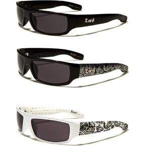 Locs Hardcore Bandanna (3 Pack 1 BK 1 White 1 Sil)