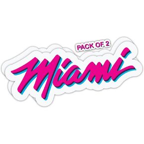 IMPERIAL VIBES – Miami Sticker – Vinyl Decal for Car, Truck, and Van – Indoor and Outdoor IPad Decal - Removable Laptop Sticker – Waterproof Decal for Window and Waterbottle– Pack of 4 Imp 54