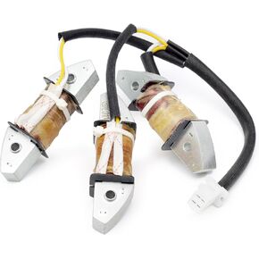 31630-ZJ1-802 Charge Coil Assembly Replacement for Honda GX610 GX620 GX670 GXV610 GXV620 12V/20A Engine Charging Coil Assy