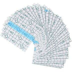 150 Pieces Stretch Adhesive Bandages Transparent Film Dressing Bandages Waterproof Adhesive Bandages (3.1 x 3.1 Inch)