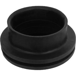 ICON 12484 Holding Tank Fitting - 2" Rubber Grommet, Black