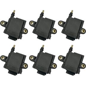 Ignition Coils for use On Mercury Optimax - 6 Pack - 300-879984T01, 339-879984T00