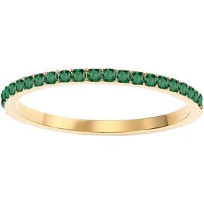 Birthstone Rings for Women, Stackable Cubic Zirconia Birth Stone Ring Mothers Birthday Unique Jewelry Ring