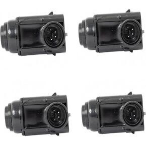 TRQ Front or Rear Parking Assist Sensor 4 Piece Set Compatible with Mercedes Benz