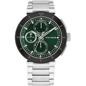 Tommy Hilfiger Mens Casual Watch - Multifunction Stainless Steel Wristwatch - Water Resistant up to 5 ATM/50 Meters - Premium Fashion Timepiece for All Occasions - 44 mm