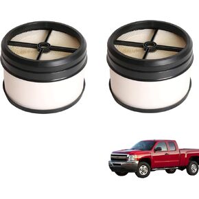Air Filter A3087C 25839611 Fit for Chevy Silverado, for GMC Sierra Series 6.6L Engine Vehicles, for 2500 HD, for 2500 HD Classic, for 3500, for 3500 HD, for 3500 Classic Replace P610875, 25839611