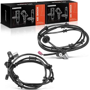 A-Premium ABS Wheel Speed Sensor Compatible with Jeep Models - Cherokee 1994-2001 - Rear Driver and Passenger Side Replace# 52005932AB, 52005933AB 2-PC Set
