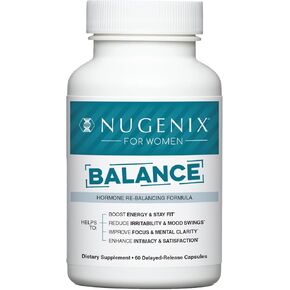 Nugenix for Women Balance - Boost Energy, Improve Focus & Mental Clarity, Restore Hormonal Harmony, 60 Count