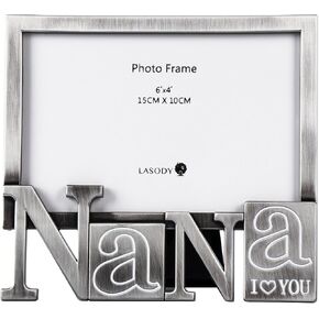 LASODY I Love You Nana Picture Frame-Nana Gifts,Nana Birthday Gifts,Mother's Day Gifts
