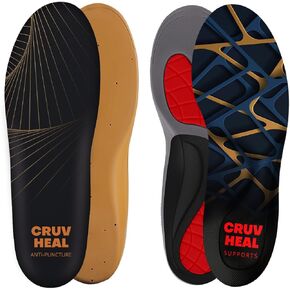 Cruvheal Work Orthotic and Puncture Resistant Insoles