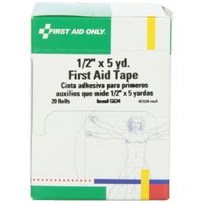 First Aid Only 1/2 X 5 Yd. First Aid Tape Roll, 20-Count Boxes