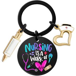 Nurse Gifts for Women Nurse Accessories for Work Cool Gifts for Nurses Week Gifts for Nurses Female Nurse Practitioner Gifts Appreciation Gifts for Nurses Keychain Medical Student Gifts