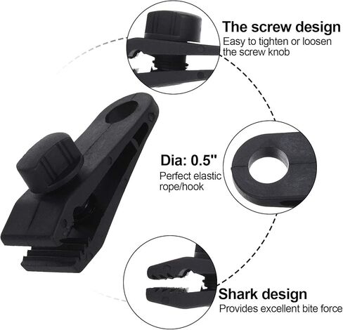 20 قطعة من مشابك القنب شديدة التحمل، مشابك خيمة بمقبض قفل قابلة لإعادة الاستخدام مع برغي إبهام، مشابك قماش القنب القوية، مشبك مشبك الخيمة للأقمشة والمظلات والتخييم وأغطية السيارات ومظلات القافلة وأغطية حمامات السباحة in Kuwait