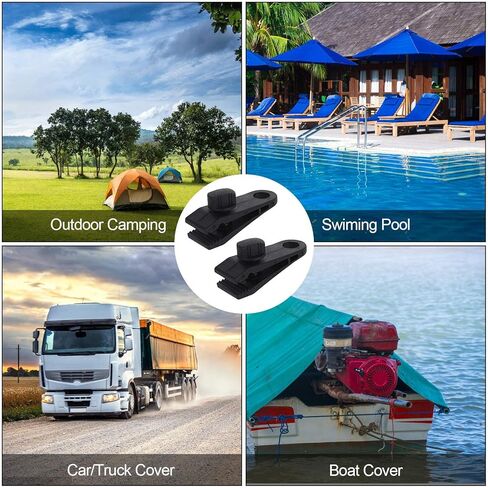 20 قطعة من مشابك القنب شديدة التحمل، مشابك خيمة بمقبض قفل قابلة لإعادة الاستخدام مع برغي إبهام، مشابك قماش القنب القوية، مشبك مشبك الخيمة للأقمشة والمظلات والتخييم وأغطية السيارات ومظلات القافلة وأغطية حمامات السباحة in Kuwait