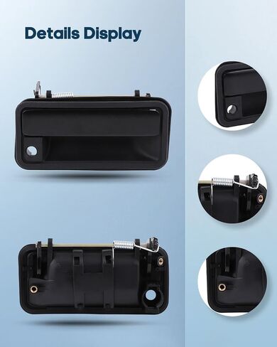 ECCPP Interior Exterior Door Handles 1988-1994 for Chevy for K1500 Outer Replacement Front Driver Left Passenger Right Door Handles 4pcs Black 15523572 15569442 15607106 15686156 77073 22071935 in Saudi Arabia