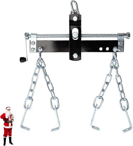 BIG RED AT32100BR-3 Torin Engine Load Leveler, 3/4 Ton (1,500 lb.) Engine Hoist Shop Crane Accessory with Adjustable Handle, Steel 3 Position Engine Leveler, Black in Saudi Arabia