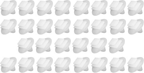 30 قطعة مشبك قولبة جانبي لجسم الباب الخلفي متوافق مع Jeep Renegade Chrysler 2015-2020 #68241251AA 68241251-AA in Kuwait