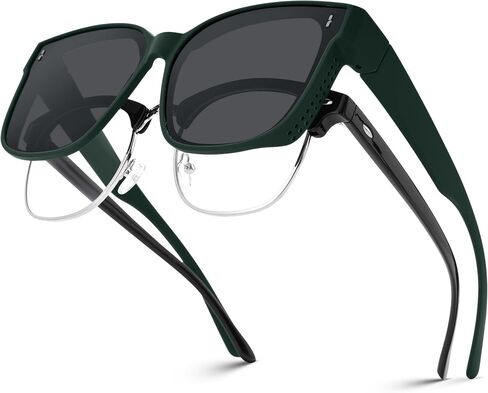 Pro Acme Sunglasses Fit Over Glasses for Women,Trendy Square Sun Glasses Polarized Oversized Shades PAHM883 in Kuwait