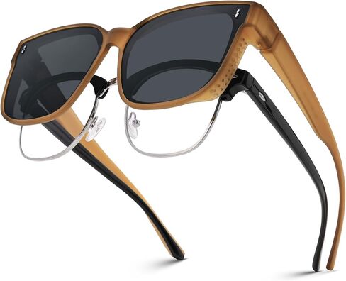Pro Acme Sunglasses Fit Over Glasses for Women,Trendy Square Sun Glasses Polarized Oversized Shades PAHM883 in Kuwait