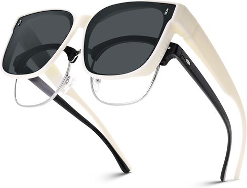 Pro Acme Sunglasses Fit Over Glasses for Women,Trendy Square Sun Glasses Polarized Oversized Shades PAHM883 in Kuwait