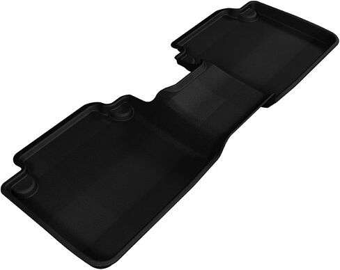 3D MAXpider L1HD04821509 All-Weather Floor Mats for Honda Accord Sedan 2013-2017 Custom Fit Car Floor Liners, Kagu Series (2nd Row, Black) in Saudi Arabia