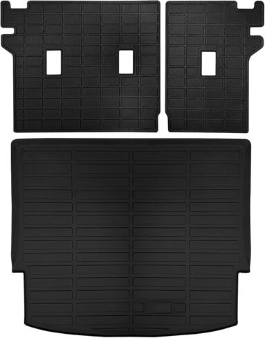 Marretoo for Nissan Rogue 2021-2024 Floor Mats & Cargo Liner with Backrest Mat Full Set All Weather Protection TPE for Nissan Rogue Accessories Quality Waterproof Heavy Duty car mat in Kuwait