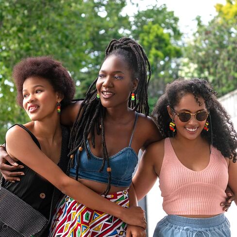 African Earrings for Women Black History Month Shirt Outfits Accessories African Dangle Earrings African Jewelry for Women in Kuwait