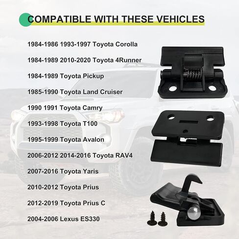 Center Console Lid Latch and Cover Lock Replacement for 58908-12080 Compatible with Toyota 2010-2020 4Runner 2006-2012 2014-2016 RAV4 2007-2016 Yaris 2012-2019 Prius C in Saudi Arabia