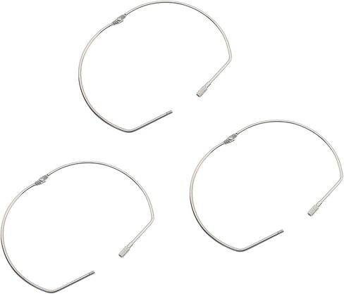 4 Pcs Binding Book Rings 4 Inch D-Shaped Key Storage Ring Silver Tape Storage Rings for DIY Decoration and Paper Organization in Saudi Arabia