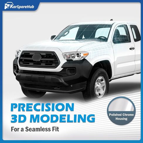 مجموعة المصابيح الأمامية لسيارة Toyota Tacoma 2016-2023 (تناسب الموديلات مع مصنع LED DRL فقط) استبدال المصابيح الأمامية للسائق وجانب الركاب in Kuwait