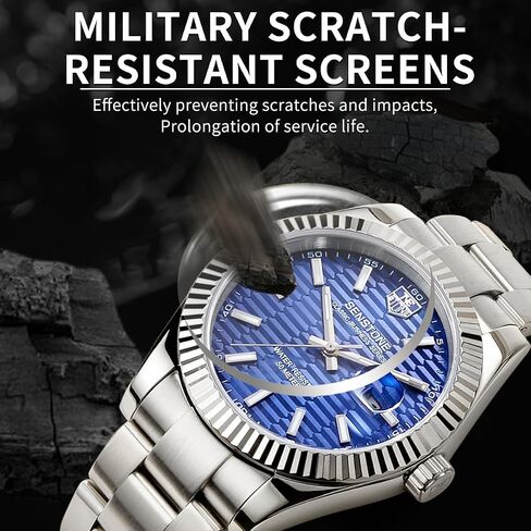 Watches for Men, Luxury Classic Business Dress Quartz Watch Stainless Steel Strap Analog Waterproof with Luminous Large Dial Calendar in Saudi Arabia