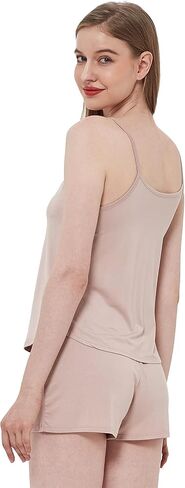 مجموعة شورتات كامي من بيجامة الخيزران والفيسكوز للسيدات ملابس نوم مريحة in Kuwait