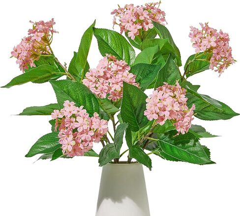 27.5 Inch Faux Flowers Yellow Hydrangea Silk Flowers Hydrangea Large Artificial Flowers with Stems for Wedding Centerpieces Home Party Shop Decoration 3 PCS in Saudi Arabia