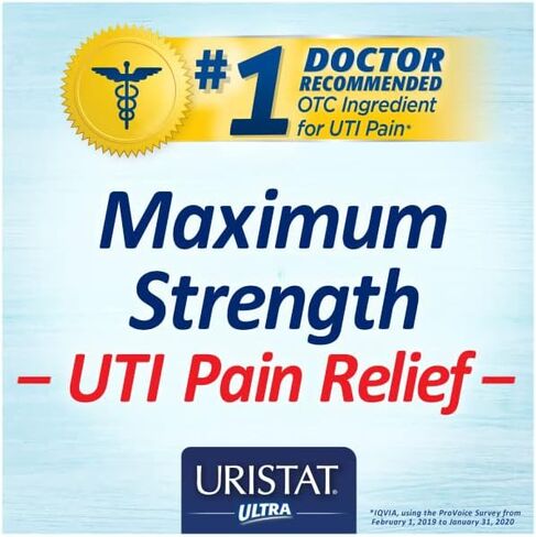 URISTAT Ultra UTI Pain Relief, Cranberry Flavored Coating, 30 Tablets (Pack of 2) in Saudi Arabia