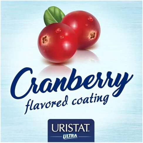 URISTAT Ultra UTI Pain Relief, Cranberry Flavored Coating, 30 Tablets (Pack of 2) in Saudi Arabia