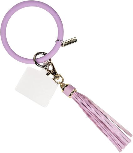 Silicone Mobile Phone Chain Bangle Wrist Keychain Car Key Ring Bracelet in Saudi Arabia