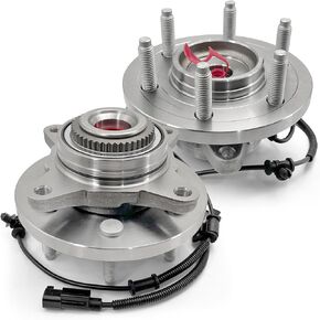 Pair 515142 4WD Front Wheel Bearing Hub Assembly Compatible with Ford Expedition 2011 2012 2013 2014 and F-150 2010-2014, for Lincoln Navigator 2011-2014, 6 Lugs w/ABS