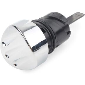 GZYF Motorcycle Finned Style Gas Tank Oil Dipstick Cap Plug Oil Tank Dipstick for Harley Sportster XL1200R 2004-2008, XL1200V 2012-2016, XL883 XL883C 2004-2006, Chrome