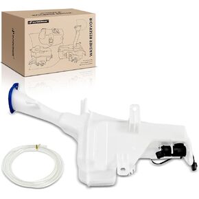 A-Premium Windshield Washer Reservoir Compatible with Select Kia Models - Forte 2017-2018, with (Washer Pump/Cap/Hose/Fluid Level Sensor) - Replace# 98610B0100
