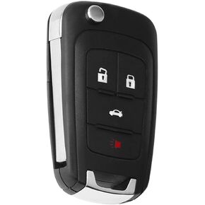 OCESTORE KR55WK50073 Car Key Fob Keyless Flip Entry Remote 4-btn Compatible with Lacrosse Terrain Cruze Equinox Impala Regal Encore Allure Camaro