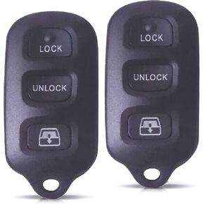 TAIME Replacement Keyless Remote Key Fob for 1999-2009 Toyota 4Runner and 2001-2008 Sequoia FCC ID：HYQ12BAN HYQ12BBX HYQ1512Y (Pack of 2)