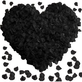 3000 Pcs Rose Petals Artificial Flowers Silk Petals Table Scatters for Romantic Special Night Decorations, Weddings, Valentine's Day, Proposals, Anniversaries, Bridal Showers Party Decor (Red)